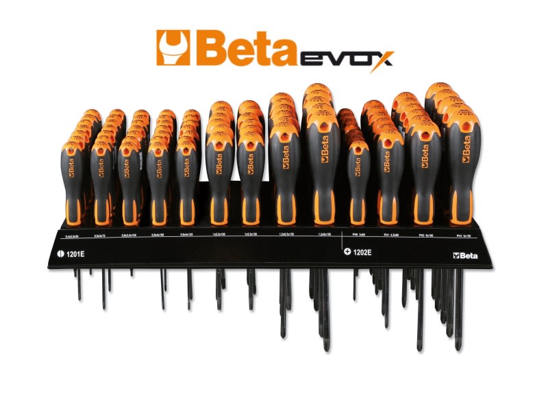 BETA - Espositore da parete con 82 giravite EVOX E1P.