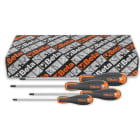 BETA - Serie di 4 giravite per viti con impronta a croce Pozidriv-Supadriv (art. 1209E/PZ) EVOX SR. 4PZ/S4.
