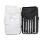 BETA - Serie di 6 microgiravite per viti senza testa con intaglio art. 1229LP in cassetta, microgiravite 1229LP sr 6pz lp/a6.