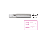 BETA - Inserti esagonali 4mm per viti a testa con intaglio lama piatta LP 4,0.