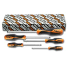 BETA - Serie di 5 giravite per viti senza testa con intaglio art. 1264 LPP BETAGRIP 5PZ/S5.