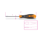 BETA - Giravite per viti a testa con intaglio lama piatta in acciaio inossidabile 2,5x50.
