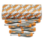 BETA - Serie di 8 chiavi maschio con impugnatura per viti con impronta tamper resistant torx art. 1298rtx giravite rtx betamax serie 8pz rtx/s8.