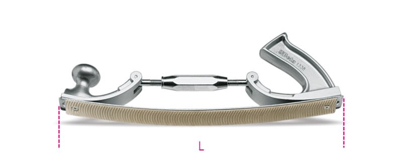 BETA - Portalima regolabili con lima a dentatura radiale, piatta e flessibile 9/1. 013380001