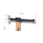 BETA - Martello con testa tonda piana e penna sferica manico in legno, ideali per carrozzieri.