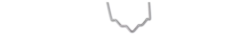 BETA - Graffette per angoli concavi 100 ondulate curve 2U 0,8-1368.