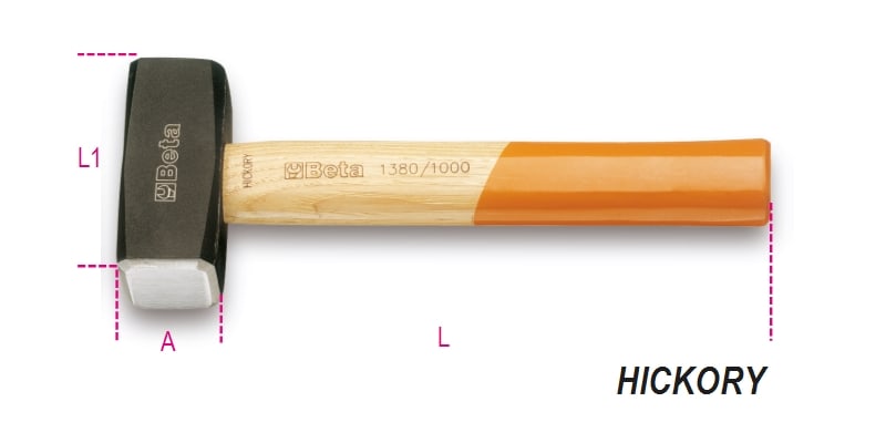 BETA - Mazzette gr 800 con manico in legno