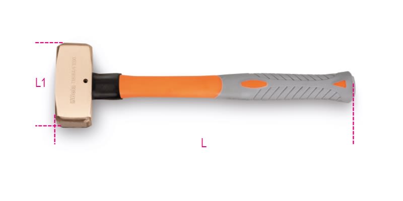 BETA - Mazzette antiscintilla fibra BA/PL 2000, manico in fibra.