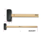 BETA - Mazze a coppia manico in legno hickory, mazze gr.5000 5000, ideali per lavori pesanti e duraturi.
