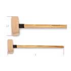 BETA - Mazze antiscintilla manico in legno BA 5000.
