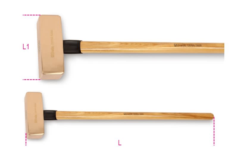 BETA - Mazze antiscintilla manico in legno BA 8000.