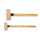 BETA - Mazze antiscintilla manico in legno BA 8000.