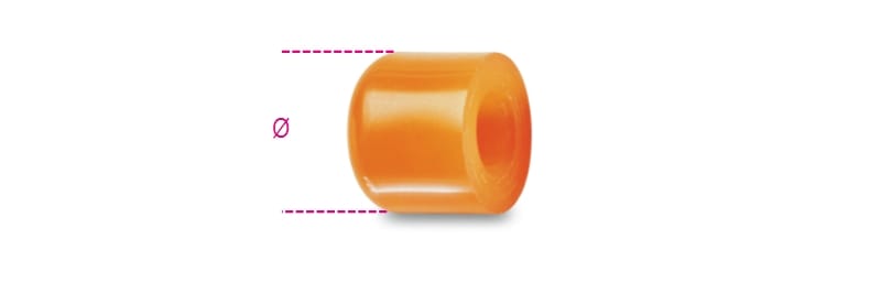 BETA - Battenti di ricambio in poliuretano per 1390, battenti ricambio per 1390 r 45.