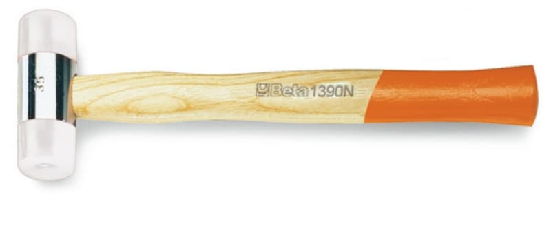 BETA - Mazzuole con battenti intercambiabili in nylon e manico in legno N 60.