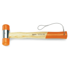 BETA - Mazzuole con battenti intercambiabili in materiale plastico manico legno H-SAFE 45.