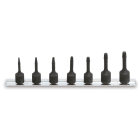 BETA - Serie estrattori per viti e prigionieri danneggiati M2-M10 su guida SB1/7PZ.