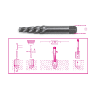 BETA - Estrattori conici per viti e prigionieri destrorsi danneggiati in acciaio legato M6/M8 /2. 014300008