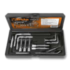 BETA - Assortimento 12 utensili per rimozione air bag in una pratica cassetta 12 pezzi per rimozione air bag.