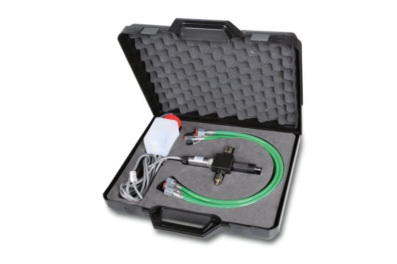 BETA - Set per la verifica dell'impianto alta pressione dei motori diesel common rail, da utilizzare con 1464T cassettes connessione alta pressione diesel.