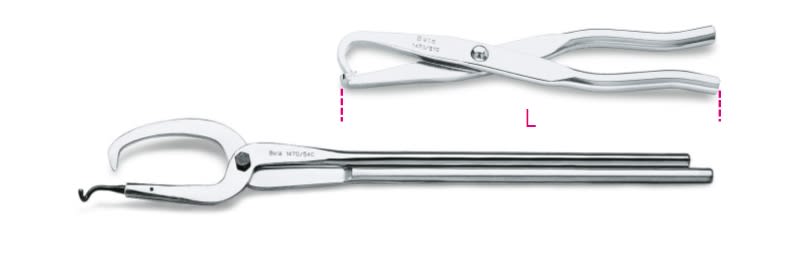 BETA - Pinze per molle freni a tamburo, ideali per la manutenzione dei freni, pinze per molle freni 540.