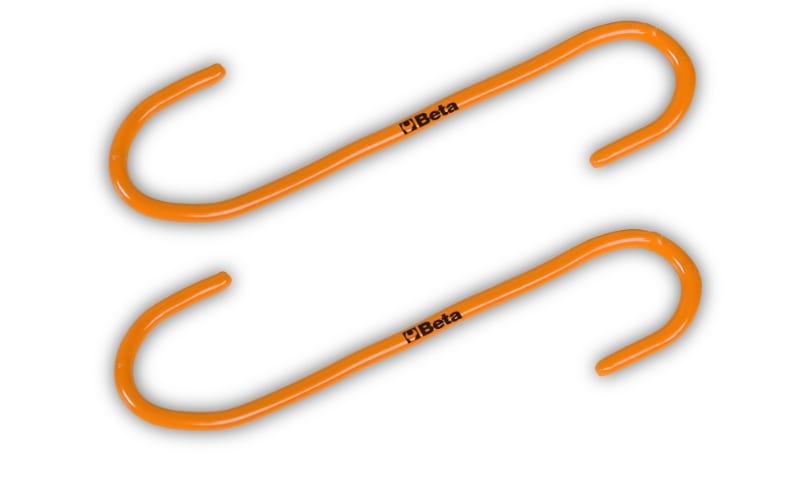BETA - Coppia di ganci modellabili per il sostegno della pinza freno durante la sostituzione delle pastiglie, coppie ganci pinze freni GF.