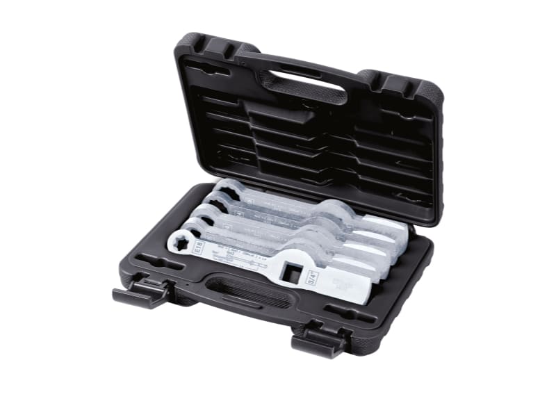 BETA - Cassette 5 chiavi per pinze freni truck T/C5 a battere.