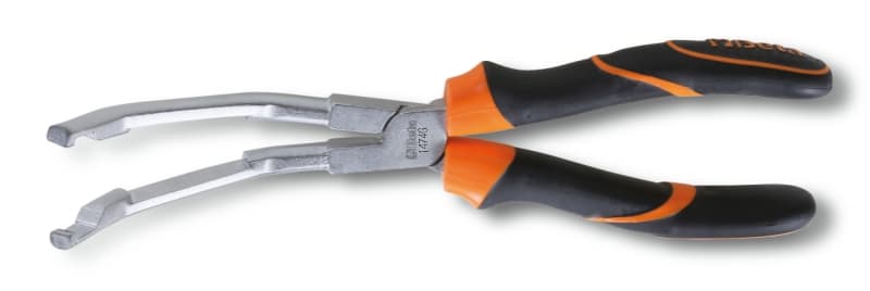 BETA - Pinza a becchi lunghi piegati per cappucci candelette di preriscaldamento G.