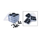 BETA - Assortimento 625 clips in plastica, set 625 pioli in plastica carrozzeria per fissaggi sicuri.