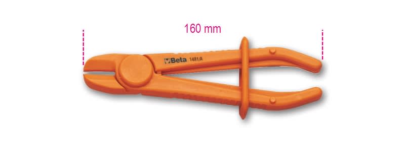 BETA - Pinza in plastica per occlusione tubi e manicotti 15 pezzi per confezione.