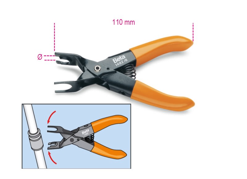 BETA - Pinze per raccordi rapidi tubi carburante /10
