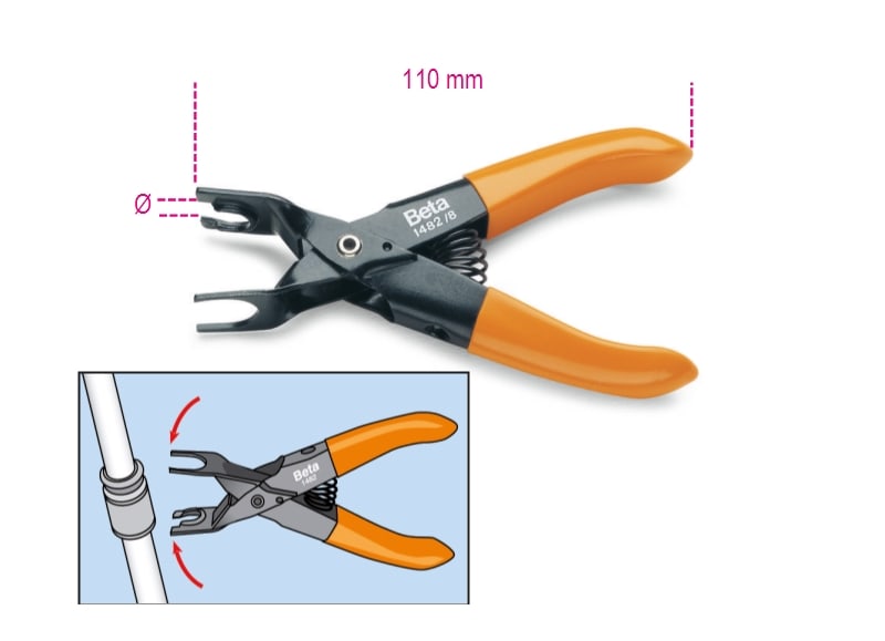 BETA - Pinze per raccordi rapidi tubi carburante /10