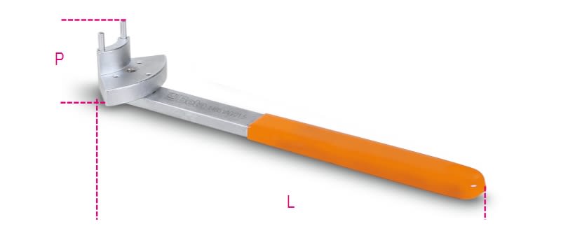 BETA - Attrezzi per precaricare cuscinetti cinghia di distribuzione, chiavi regolabili cuscinetto cinghie VAG 12,5.