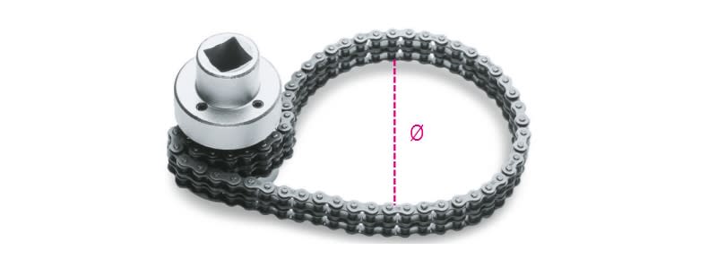 BETA - Chiave a catena doppia sottile per filtri olio X 1.