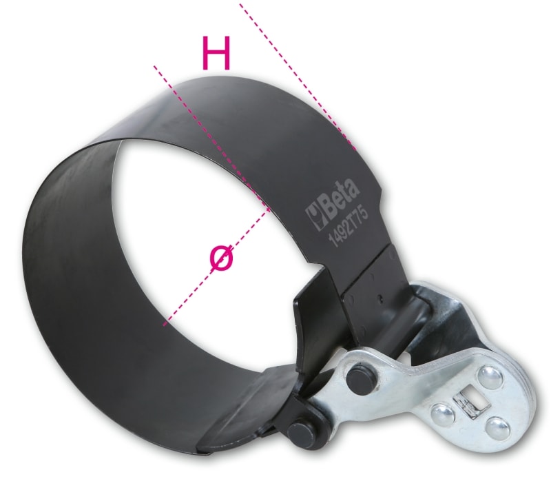 BETA - Chiavi per filtri essiccatori D145X40 T40, ideali per la manutenzione e sostituzione dei filtri. 014920540