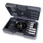 BETA - Chiave autoserranti a tre bracci per filtri olio destrorsa-sinistrorsa, con bracci intercambiabili 7pz.