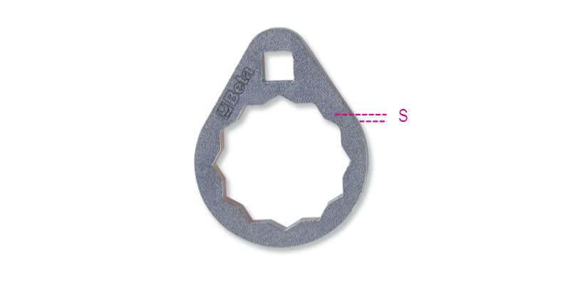 BETA - Chiavi poligonali per cartucce filtri olio di difficile accesso, chiavi poligonali cartucce filtri olio B 24.