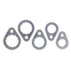 BETA - Serie di 5 chiavi poligonali per cartucce filtri olio di difficile accesso, serie 5 chiavi cartucce filtri olio B/S5.