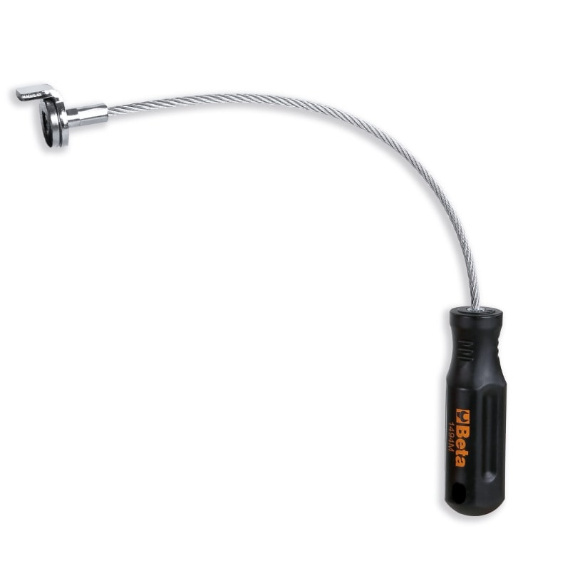 BETA - Attrezzo per tappi olio esagonali magnetico e flessibile con impugnatura magnetica per tappi olio.