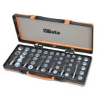 BETA - Assortimento utensili riparazione filetti coppa olio CASSETTE RIPR.FILET. TAPPI OLIO 6 MASCHI.