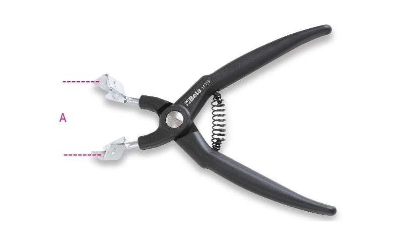 BETA - Pinza con becchi piegati per estrazione relé 60°, piegate 60 P. 014970160