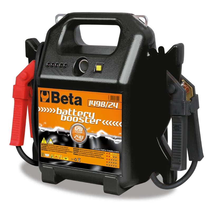 BETA - Avviatore per auto e veicoli commerciali 12-24V portatile, avviatori portatili auto 12-24V.