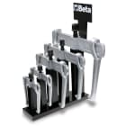 BETA - Serie di 6 estrattori a 2 griffe scorrevoli su supporto assortiti 6pz.