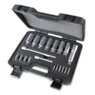 BETA - Kit smontaggio teste ammortizzatori cassetta 20 bussole dadi ammortiz. /c20.