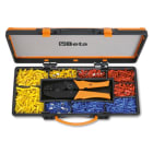 BETA - Pinza per capicorda 1608 con assortimento di 450 capicorda e cassette ART 1608 + 450 capicorda /C9. 016080045