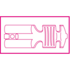 BETA - Pinza a cricchetto per capicorda non isolati.