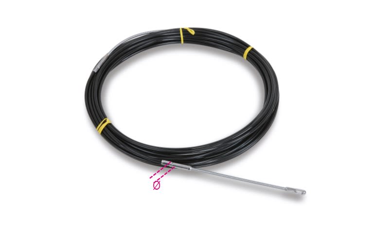 BETA - Sonda tirafili in nylon con teste intercambiabili da 10 metri.
