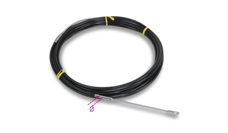 BETA - Sonda tirafili in nylon con teste intercambiabili da 10 metri.
