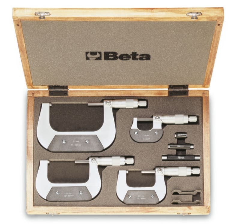 BETA - Assortimento di 4 micrometri 1658 4pz /c4.