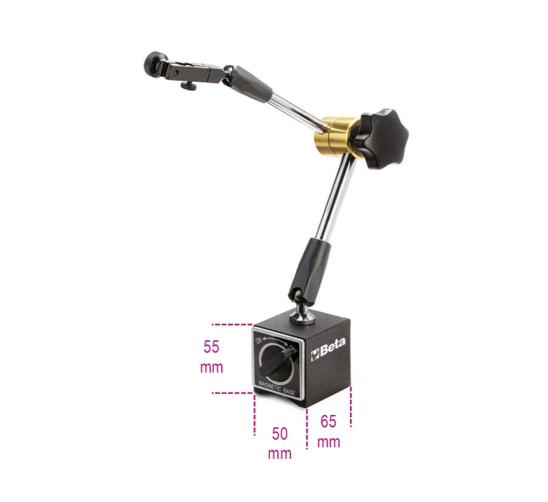 BETA - Supporto a base magnetica snodato, ideale per comparatori, supporti snodati per comparatori SP2.