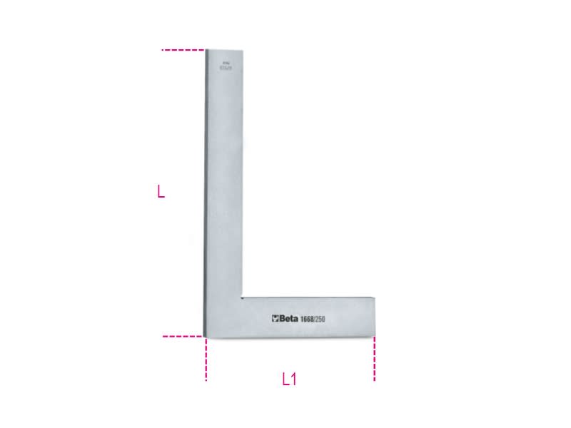 BETA - Squadre semplici in acciaio rettificate DIN 875/2 /250.